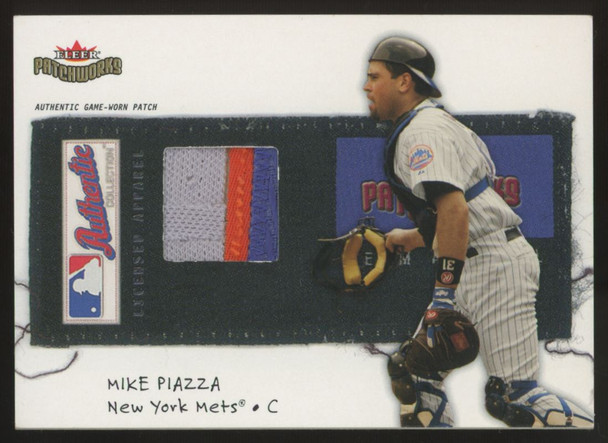 2004 Fleer Patchworks Mike Piazza Licensed Apparel Patch /150 #LA-MP