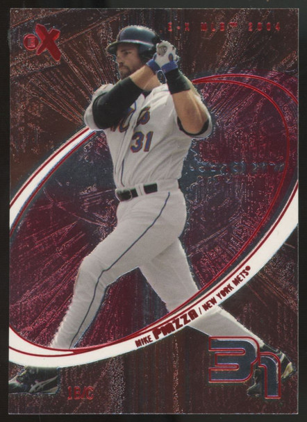 2004 Fleer E-X Mike Piazza Essential Credentials Future #23