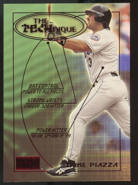 2000 Fleer Skybox Mike Piazza Star Rubies The Technique /50 #7