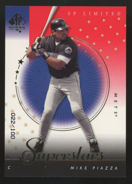 2000 Upper Deck SP Authentic Mike Piazza Superstars SP Limited /100 #97