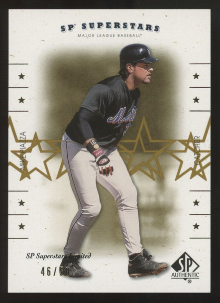 2001 Upper Deck SP Authentic Mike Piazza SP Superstars Limited /50 #151