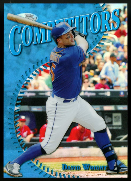 2014 Topps Finest David Wright Competitors Refractor /50 #FC-DW