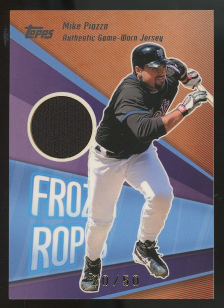 2004 Topps Clubhouse Mike Piazza Frozen Ropes Patch /50 #FR-MP