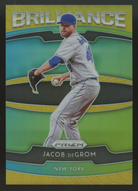 2020 Panini Prizm Jacob DeGrom Brilliance Gold /10 #B-1