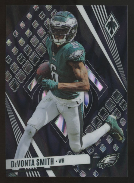 2023 Panini Phoenix DeVonta Smith Black Seismic /10 #90