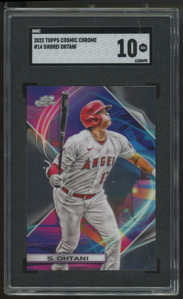 2022 Topps Cosmic Chrome Shohei Ohtani #14 SGC 10