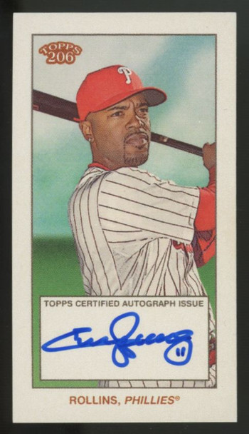 2023 Topps 206 Jimmy Rollins Mini Auto