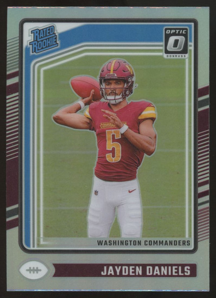2024 Donruss Optic Jayden Daniels Rated Rookie Silver Holo #248