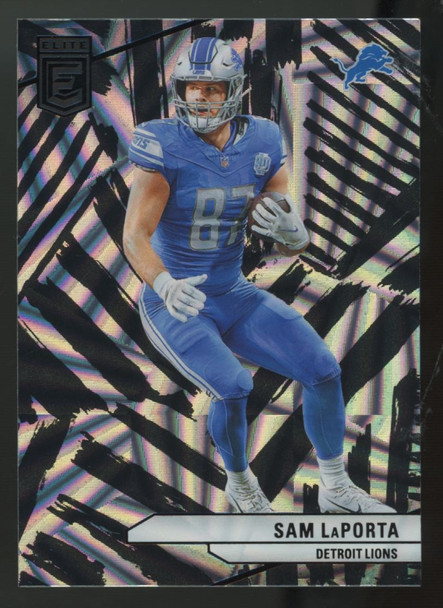 2024 Donruss Elite Sam LaPorta Razzle Dazzle SSP #31
