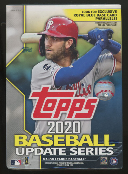 2020 Topps Baseball Update Series Blaster Box Factory Sealed