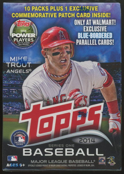 2014 Topps Baseball Series 1 Blaster Box Factory Sealed