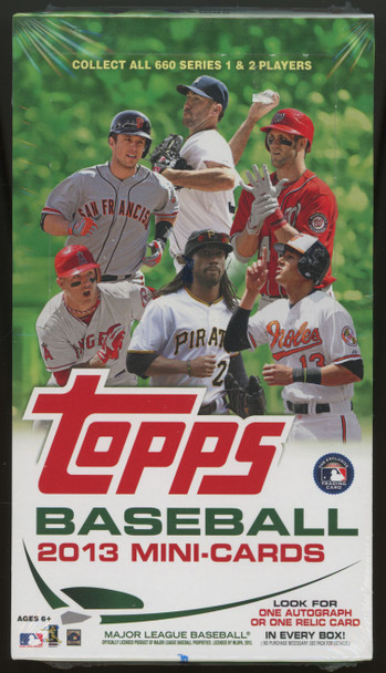 2013 Topps Baseball Mini-Cards Box Factory Sealed