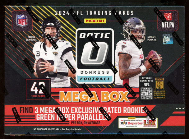 2024 Panini Donruss Optic Football Mega Box (Green Hyper)