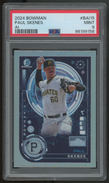 2024 Bowman Chrome Paul Skenes AI #BAI-15 PSA 9
