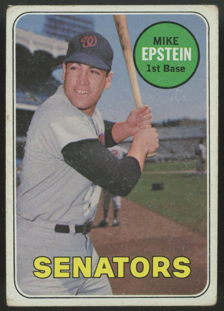 1969 Topps White Letter Mike Epstein #461 Good