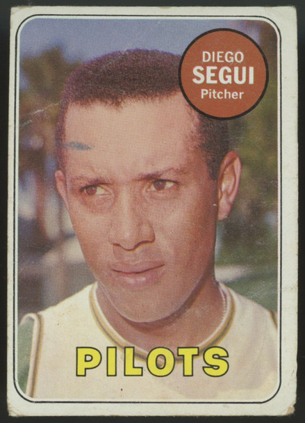 1969 Topps White Letter Diego Segui #511 Poor "A"