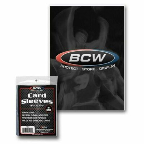BCW Card Sleeves 2Mil 100 Count
