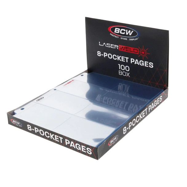 BCW 8 Pocket Page 100 Count