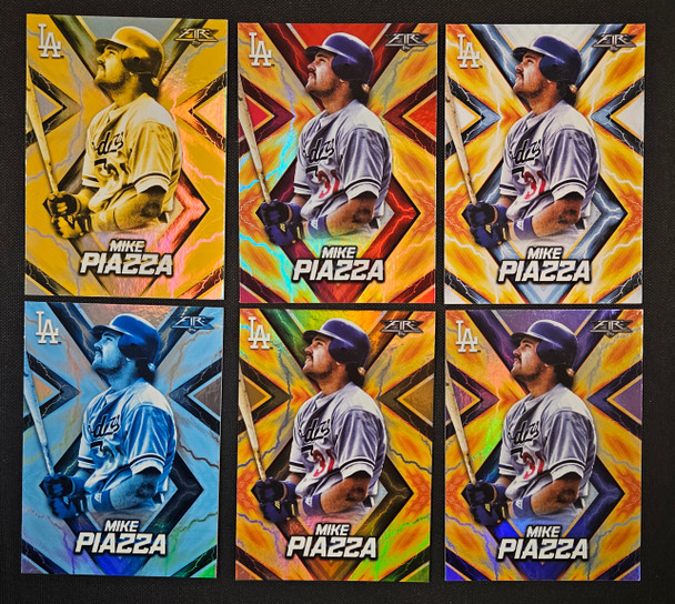 2017 Topps Fire Mike Piazza Lot Of 6