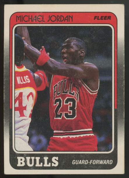 1988-89 Fleer Michael Jordan #17 VG/EX