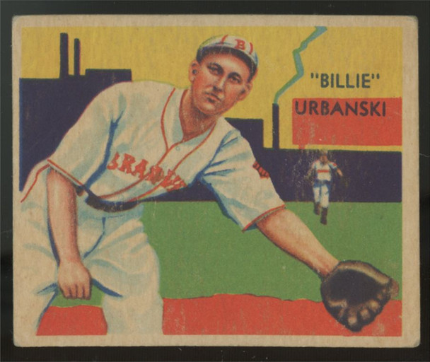 1935 Diamond Stars Billie Urbanski #37 G/VG (Creases)