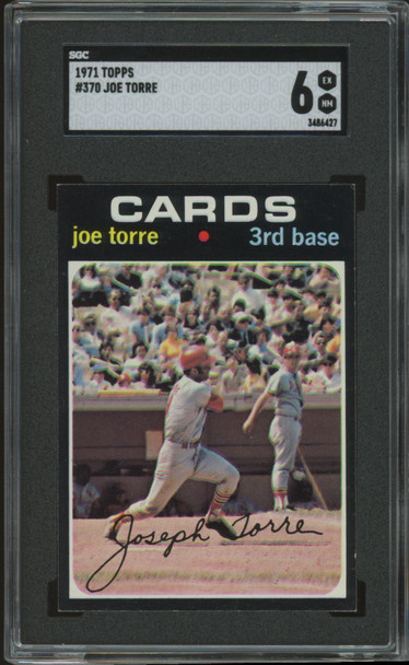 1971 Topps Joe Torre #370 SGC 6