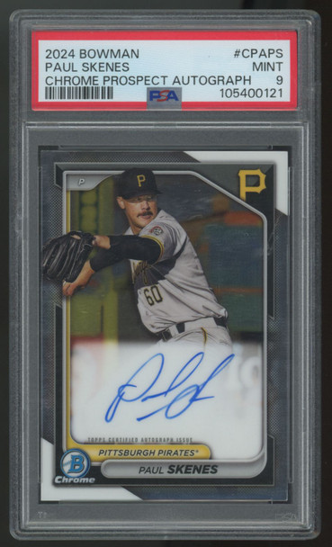 2024 Bowman Chrome Paul Skenes Prospect Auto #CPA-PS PSA 9