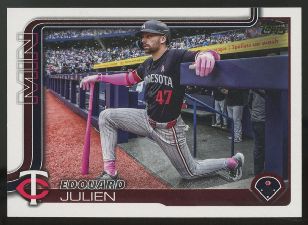 2025 Topps Edouard Julien Golden Mirror Image Variation SSP #503