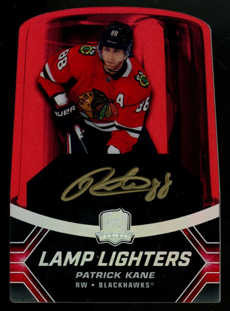 2020-21 Upper Deck The Cup Patrick Kane Lamp Lighters Auto Die-Cut #LL-PK