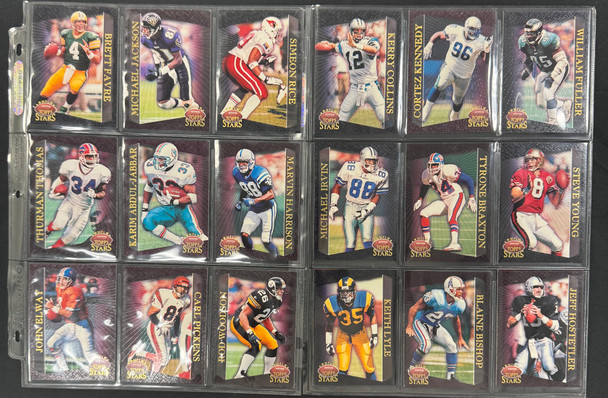 1997 Topps NFL Stars Near Complete Set (124/125) NM