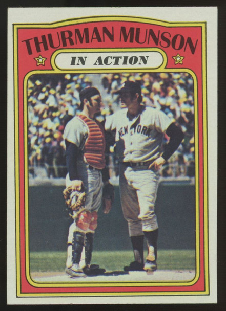 1972 Topps Thurman Munson In Action #442 EX/MT "A"