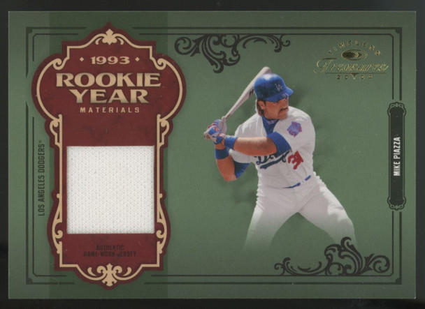 2004 Timeless Treasures Mike Piazza Rookie Year Patch /93 #RY-21
