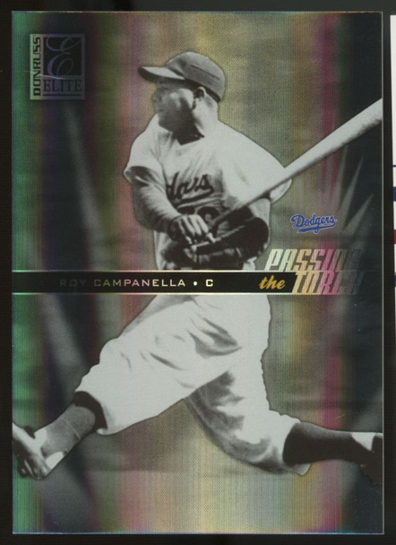 2004 Donruss Elite Campanella Piazza Passing The Torch /50 #PT-41
