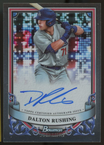 2024 Bowman Sterling Baseball Dalton Rushing Auto #PA-DR "B"