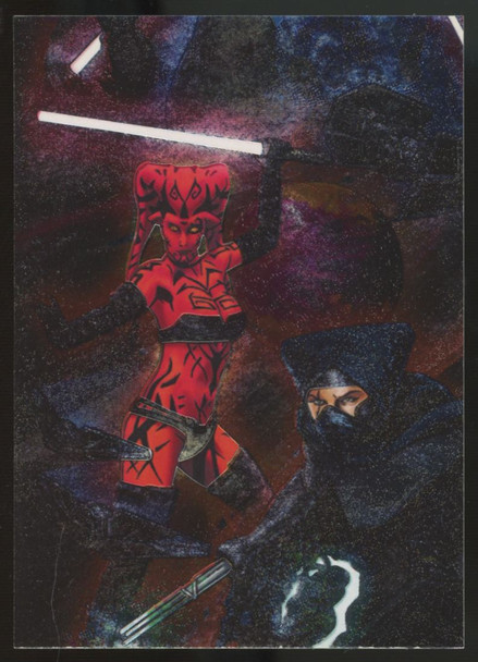 2012 Topps Star Wars Galaxy Darth Talon/Lumiya Etched Foil #6
