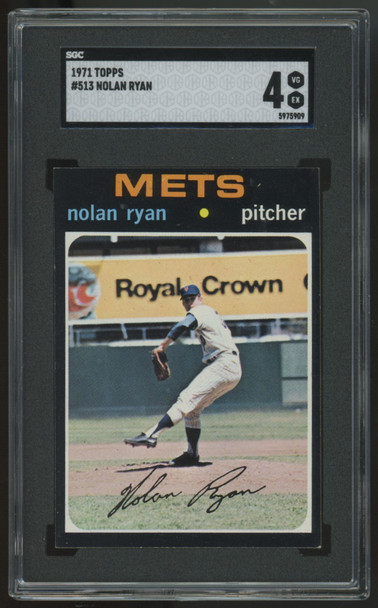 1971 Topps Nolan Ryan #513 SGC 4