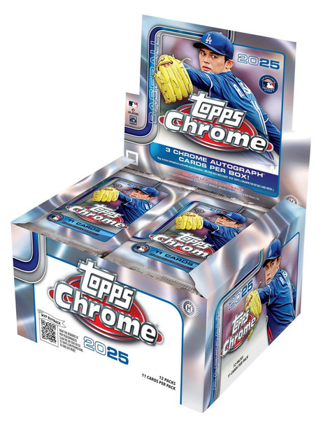 2025 Topps Chrome Baseball Jumbo Hobby Box