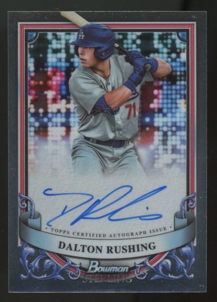 2024 Topps Bowman Sterling Dalton Rushing Prospect Auto #PA-DR