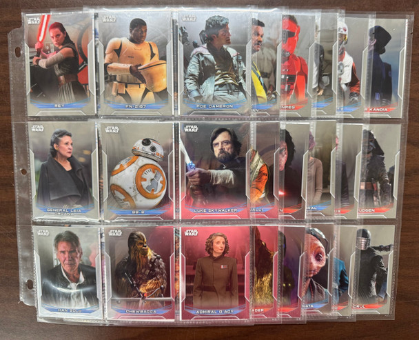2020 Topps Chrome Star Wars Perspectives Complete Set (100)