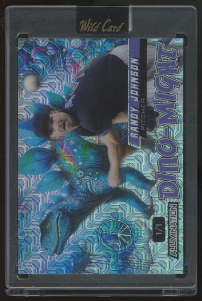 2024 Wild Card Alumination Randy Johnson Dino-Might 1/1 #DMSTG2-RJ