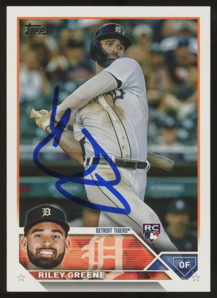 2023 Topps Riley Greene RC #31 Signed IP Auto