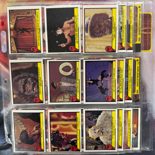 1976 Fleer The Gong Show Complete Card Set (66) W/ Stickers (10) NM