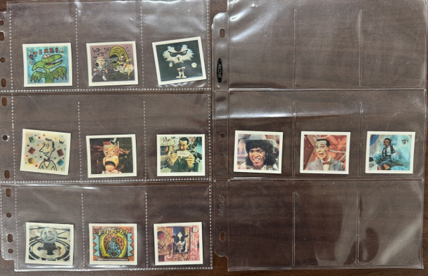 1988 Topps Pee-Wee's Playhouse Flicker Inserts Complete Set (12) NM