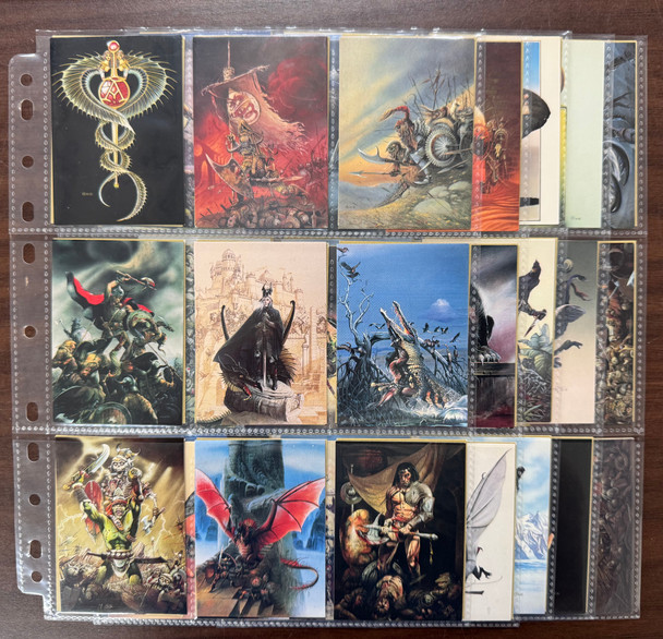 1992 FPG Christos Achilleos Series 1 Complete Card Set (90) NM