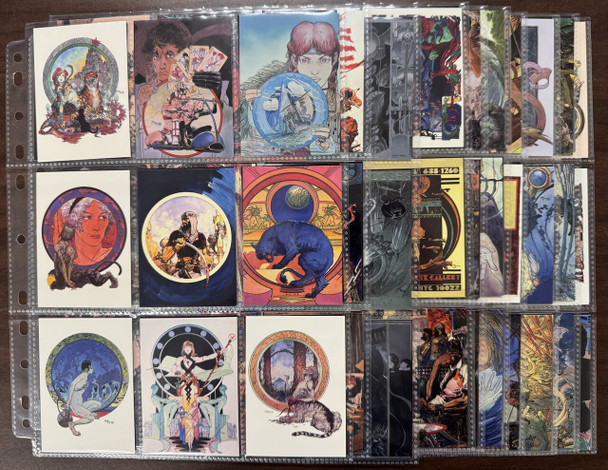 1994 FPG Michael Kaluta Series 1-2 Complete Card Sets (180) NM