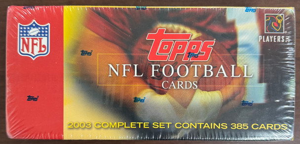 2003 Topps Football Complete Set Factory Sealed