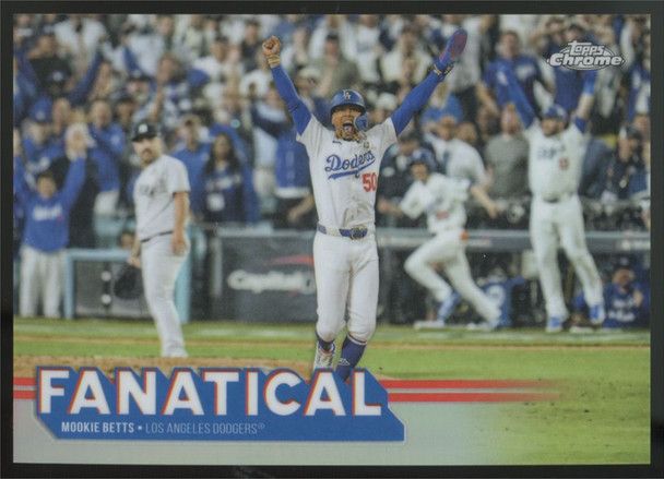 2025 Topps Chrome Mookie Betts Fanatical #FAN-17