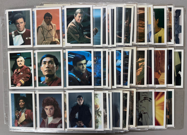 1984-87 FTCC Star Trek The Movie 3-4 Complete Sets W/ Inserts