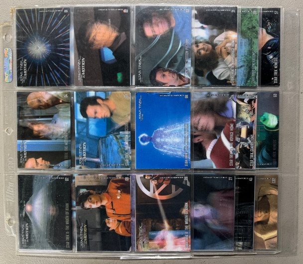 2008 Rittenhouse Star Trek Movies in Motion Complete Set W/ Promo & Inserts