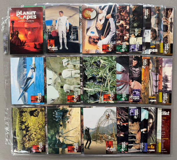 1996 Inkworks Planet of the Apes Archives Complete Card Set